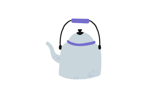 Cute Vintage Retro Tea Kettle Kitchen Embroidery Review