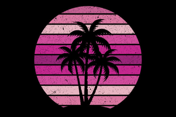 Retro Vintage Sunset Palm Tree 2 Review