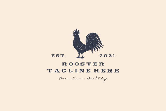 Vintage Retro Rooster Logo Design Review